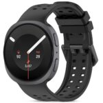 Juoda silikoninė apyrankė SAMSUNG GALAXY WATCH 8 / 9 / CLASSIC (40 / 44 / 46 MM) "Tech-Protect Silicone Air"