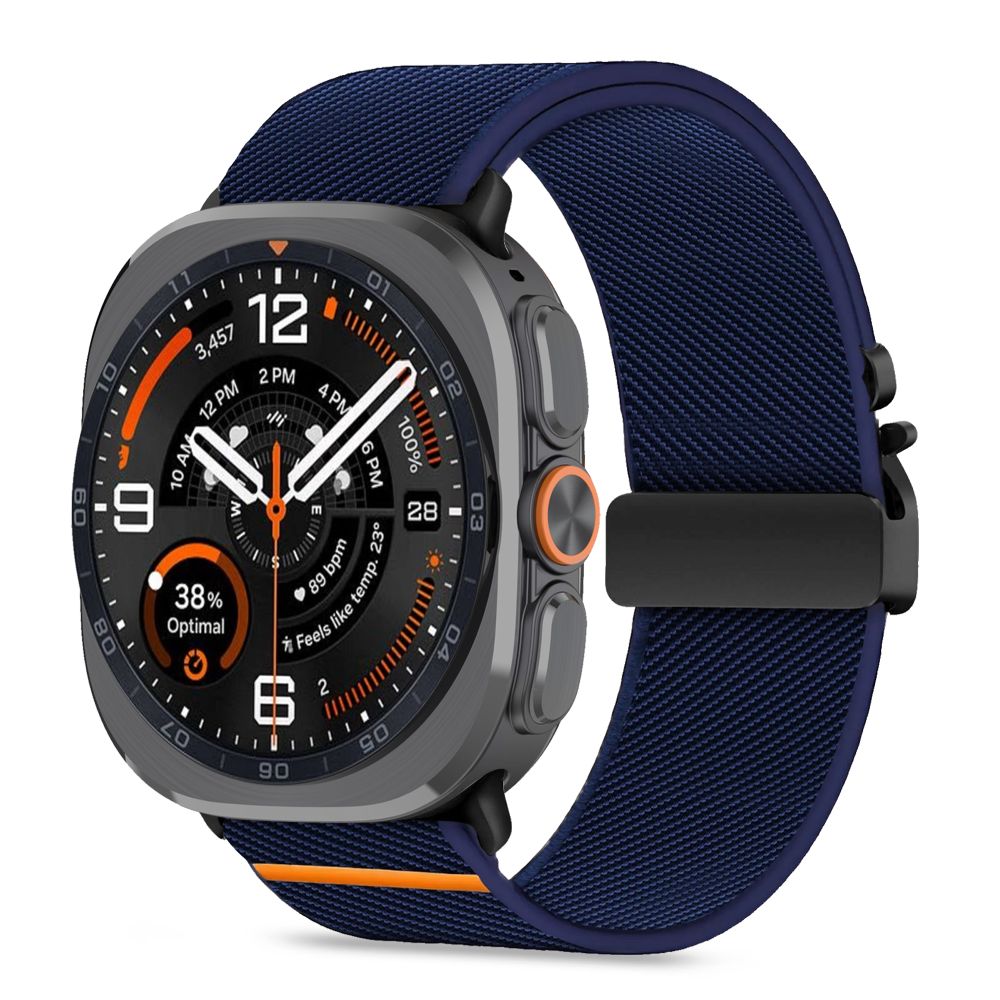 Tamsiai mėlyna apyrankė SAMSUNG GALAXY WATCH ULTRA 1 / 2 2024-2026 (47 MM) "Tech-Protect Nylon Clasp" Tamsiai mėlyna apyrankė SAMSUNG GALAXY WATCH ULTRA 1 / 2 2024-2026 (47 MM) "Tech-Protect Nylon Clasp" - Image 1