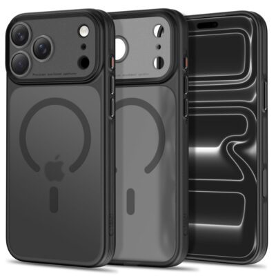 Juodas matinis dėklas Iphone 17 Pro Max / 18 Pro Max