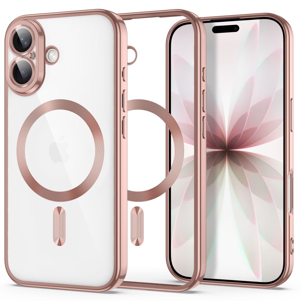 Rausvas dėklas Apple Iphone 17 "Tech-Protect Magflex Magsafe" Rausvas dėklas Iphone 17