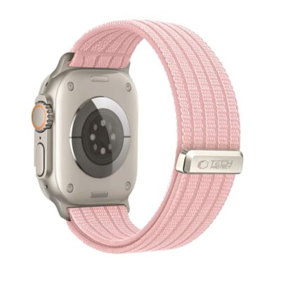 Rausva apyrankė APPLE WATCH 8 / 9 / 10 / 11 / 12 / SE / ULTRA (44 / 45 / 46 / 49 MM) – nuotrauka 2