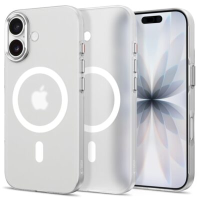 Baltas matinis dėklas Iphone 17