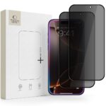 Juodas privatumo apsauginis ekrano stikliukas Iphone 18 Pro Max