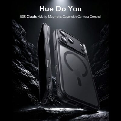 Juodas frosted dėklas Iphone 17 Pro Max / 18 Pro Max – nuotrauka 2