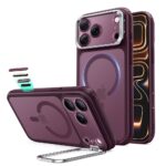 Tamsiai bordo dėklas Iphone 17 Pro / 18 Pro