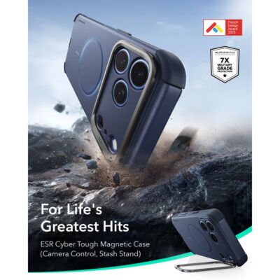 Mėlynas dėklas Iphone 17 Pro / 18 Pro – nuotrauka 2