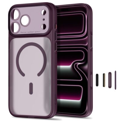 Tamsiai vyšninis dėklas Iphone 17 Pro Max / 18 Pro Max – nuotrauka 2