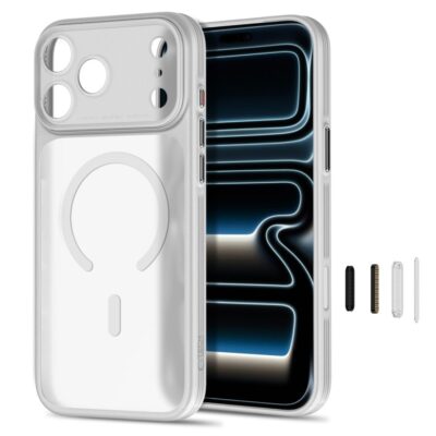Pilkas matinis dėklas Iphone 17 Pro Max / 18 Pro Max – nuotrauka 2