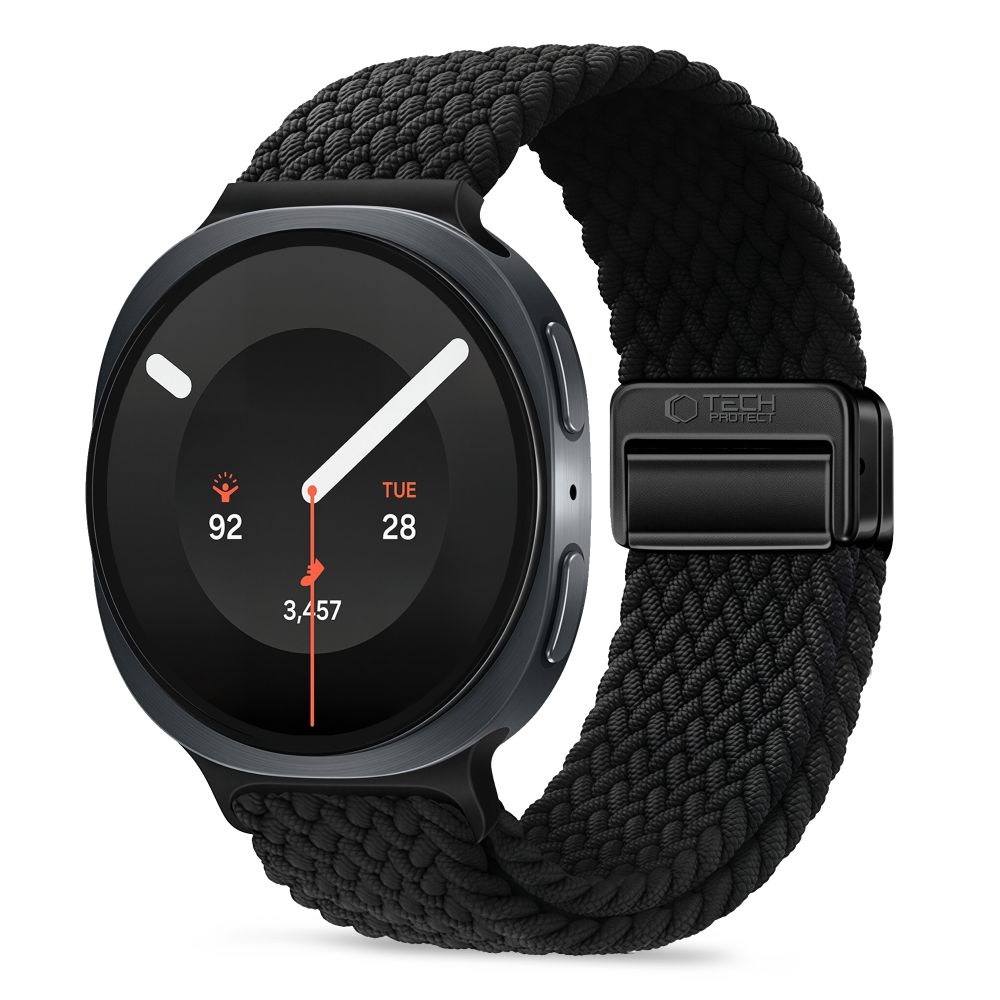 Juoda apyrankė SAMSUNG GALAXY WATCH 8 / 9 / CLASSIC (40 / 44 / 46 MM) "Tech-Protect Nylonmag" Juoda apyrankė SAMSUNG GALAXY WATCH 8 / 9 / CLASSIC (40 / 44 / 46 MM) "Tech-Protect Nylonmag" - Image 1