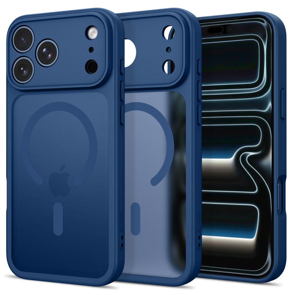 Tamsiai mėlynas matinis dėklas telefonui Apple Iphone 17 Pro Max / 18 Pro Max "Tech-Protect Basicmag Magsafe" Tamsiai mėlynas matinis dėklas telefonui Apple Iphone 17 Pro Max / 18 Pro Max "Tech-Protect Basicmag Magsafe" - Image 1