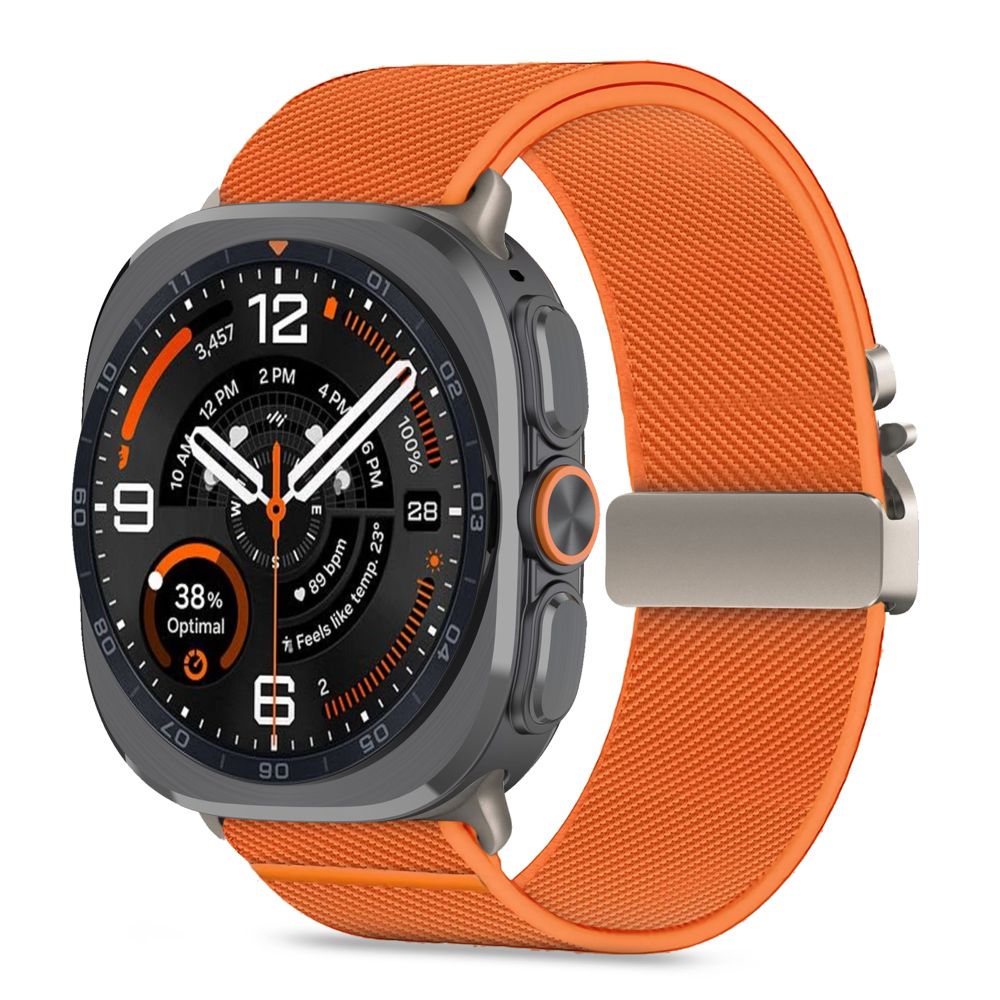 Oranžinė apyrankė SAMSUNG GALAXY WATCH ULTRA 1 / 2 2024-2026 (47 MM) "Tech-Protect Nylon Clasp" Oranžinė apyrankė SAMSUNG GALAXY WATCH ULTRA 1 / 2 2024-2026 (47 MM) "Tech-Protect Nylon Clasp" - Image 1