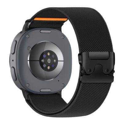 Juoda apyrankė SAMSUNG GALAXY WATCH 8 / 9 / CLASSIC (40 / 44 / 46 MM) – nuotrauka 2