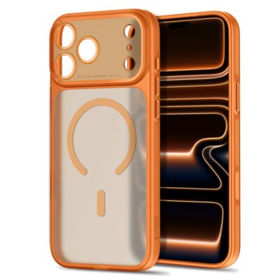 Oranžinis matinis dėklas Iphone 17 Pro Max / 18 Pro Max – nuotrauka 2