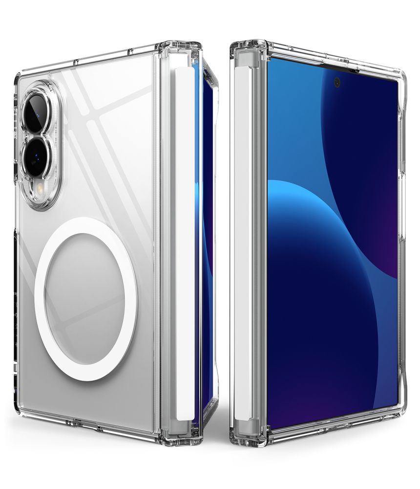 Skaidrus dėklas Samsung Galaxy Z Fold 8 "Ringke Fusion Flap Magnetic Magsafe" Skaidrus dėklas Samsung Galaxy Z Fold 8