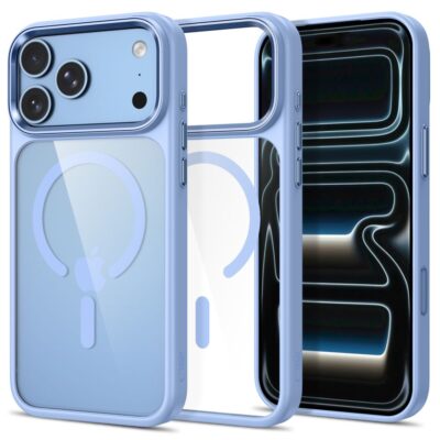 Šviesiai mėlynas-skaidrus dėklas Iphone 17 Pro / 18 Pro