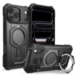 Juodas matinis dėklas Apple Iphone 17 Pro Max / 18 Pro Max "Tech-Protect Magforce Magsafe"
