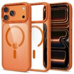 Oranžinis-skaidrus dėklas Iphone 17 Pro Max / 18 Pro Max