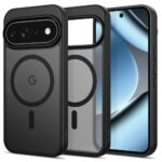 Juodas matinis dėklas GOOGLE PIXEL 9 PRO XL / 10 PRO XL / 11 PRO XL "Tech-Protect Magmat Magsafe"