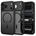 Juodas matinis dėklas telefonui Apple Iphone 17 Pro Max  / 18 Pro Max "Tech-Protect Basicmag Magsafe"