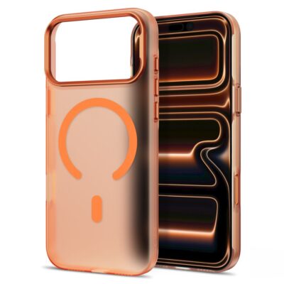 Oranžinis matinis dėklas Iphone 17 Pro / 18 Pro – nuotrauka 2