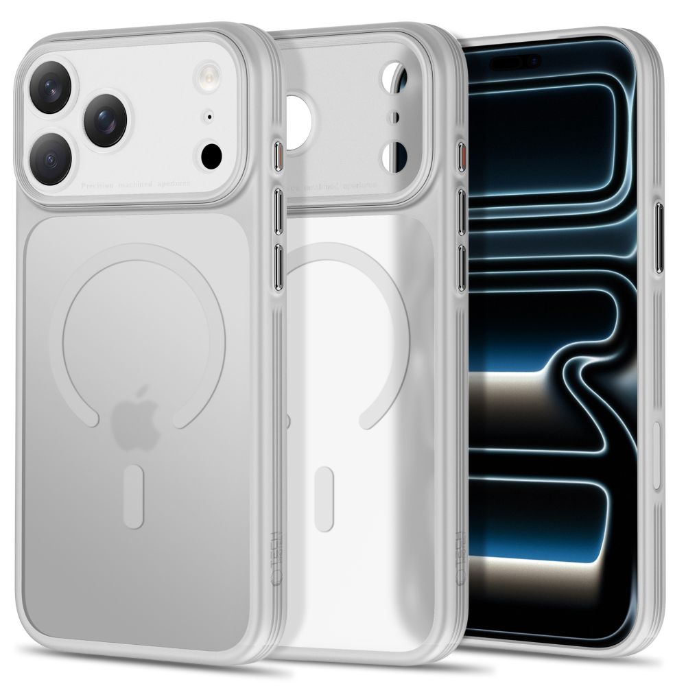 Pilkas matinis dėklas Apple Iphone 17 Pro Max / 18 Pro Max "Tech-Protect Magprime Magsafe CC" Pilkas matinis dėklas Apple Iphone 17 Pro Max / 18 Pro Max "Tech-Protect Magprime Magsafe CC" - Image 1