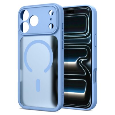 Šviesiai mėlynas matinis dėklas Iphone 17 Pro / 18 Pro – nuotrauka 2