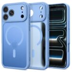 Šviesiai mėlynas matinis dėklas telefonui Apple Iphone 17 Pro Max / 18 Pro Max "Tech-Protect Basicmag Magsafe"