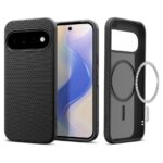Juodas matinis dėklas Google Pixel 11 "Spigen Liquid Air Mag Magsafe"