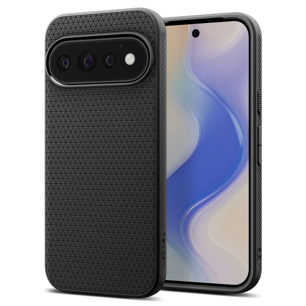 Juodas matinis dėklas Google Pixel 11 Pro "Spigen Liquid Air" Juodas matinis dėklas Google Pixel 11 Pro "Spigen Liquid Air" - Image 1