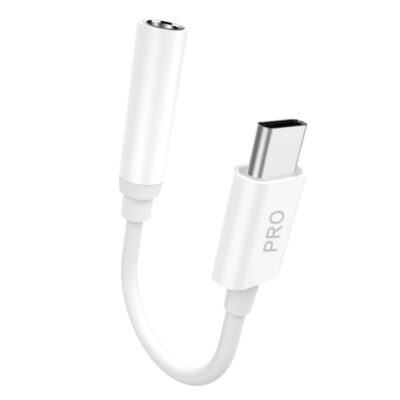 Baltas Audio adapteris Dudao L16CPro USB-C to 3.5mm
