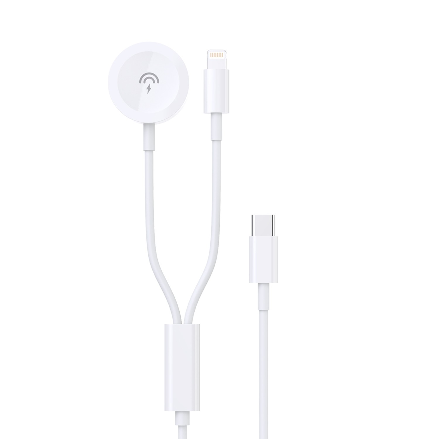 baltas-usb-kabelis-dudao-a12max-2in1-usb-c-to-iwatch-lightning-20w-1-2m Baltas USB kabelis Dudao A12MAX-2in1 USB-C to iWatch / Lightning 20W 1.2m