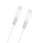 Baltas USB kabelis Dudao L25SC USB-C to USB-C 60W 2.0m
