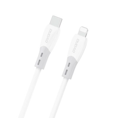 Baltas USB kabelis Dudao L25SX USB-C to Lightning 30W 2.0m