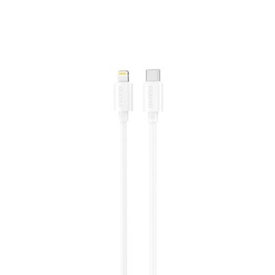 Baltas USB kabelis Dudao L4X USB-C to Lightning 30W 1.2m