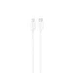 Baltas USB kabelis Dudao L4X USB-C to Lightning 30W 2.0m