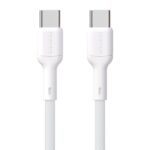 Baltas USB kabelis Dudao L9C USB-C to USB-C 65W 1.0m