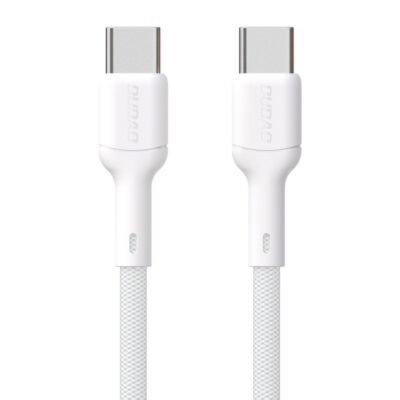 Baltas USB kabelis Dudao L9C USB-C to USB-C 65W 1.0m