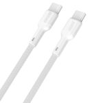 Baltas USB kabelis Dudao L9CMax USB-C to USB-C 240W 2.0m
