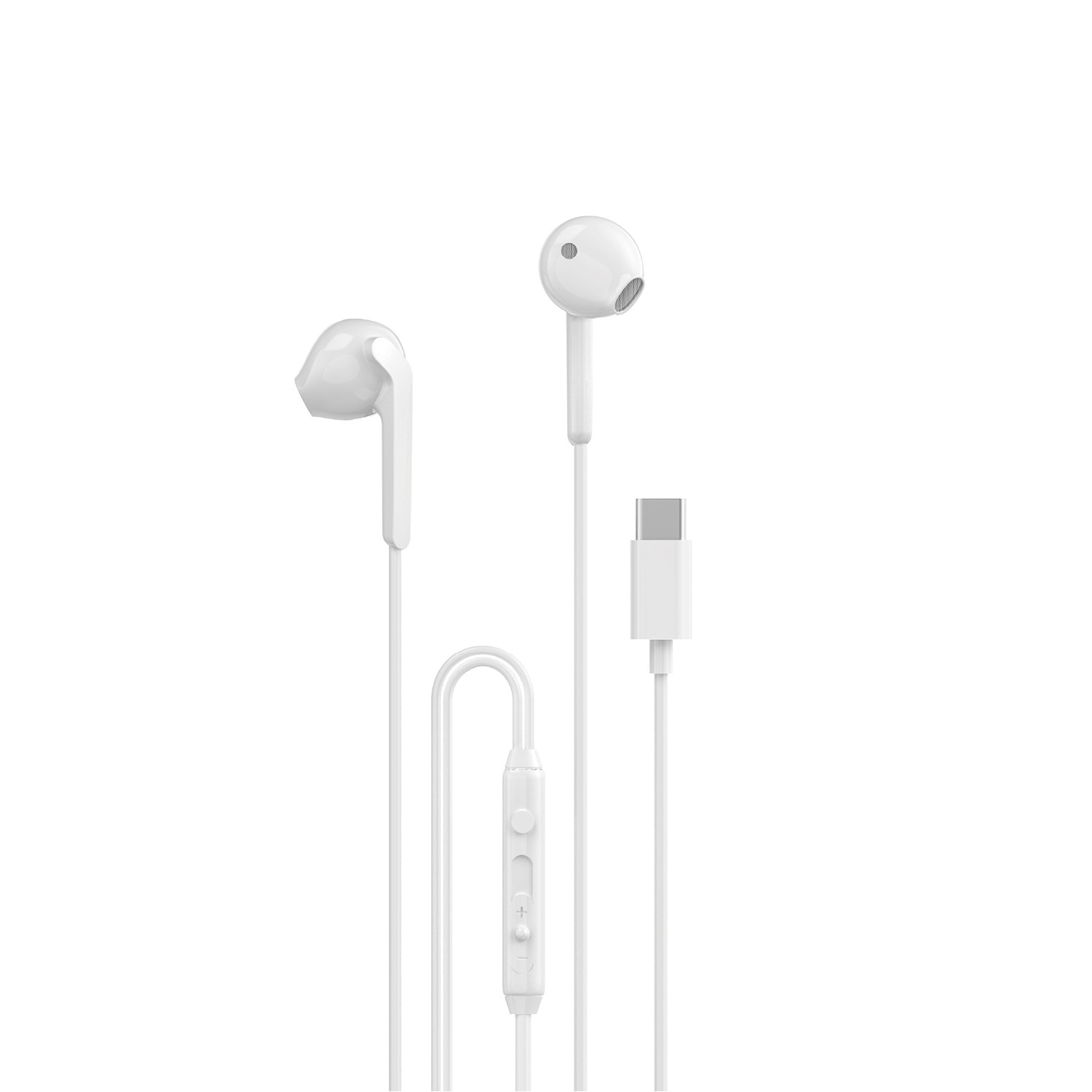 baltos-ausines-dudao-x3c-usb-c Baltos ausinės Dudao X3C USB-C - Image 1