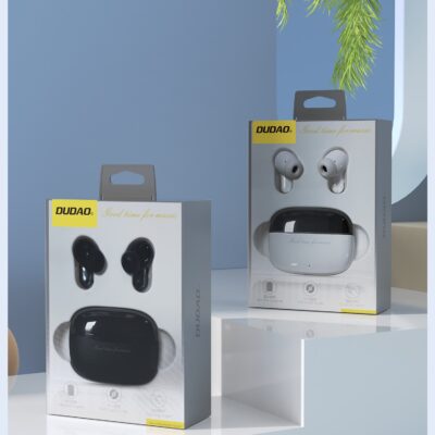 Baltos belaidės ausinės Dudao U8Pro – nuotrauka 2