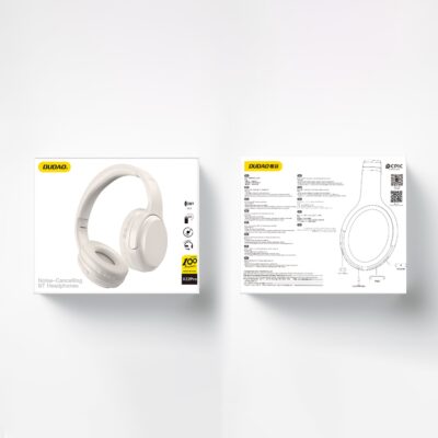 Baltos belaidės ausinės Dudao X22Pro – nuotrauka 2