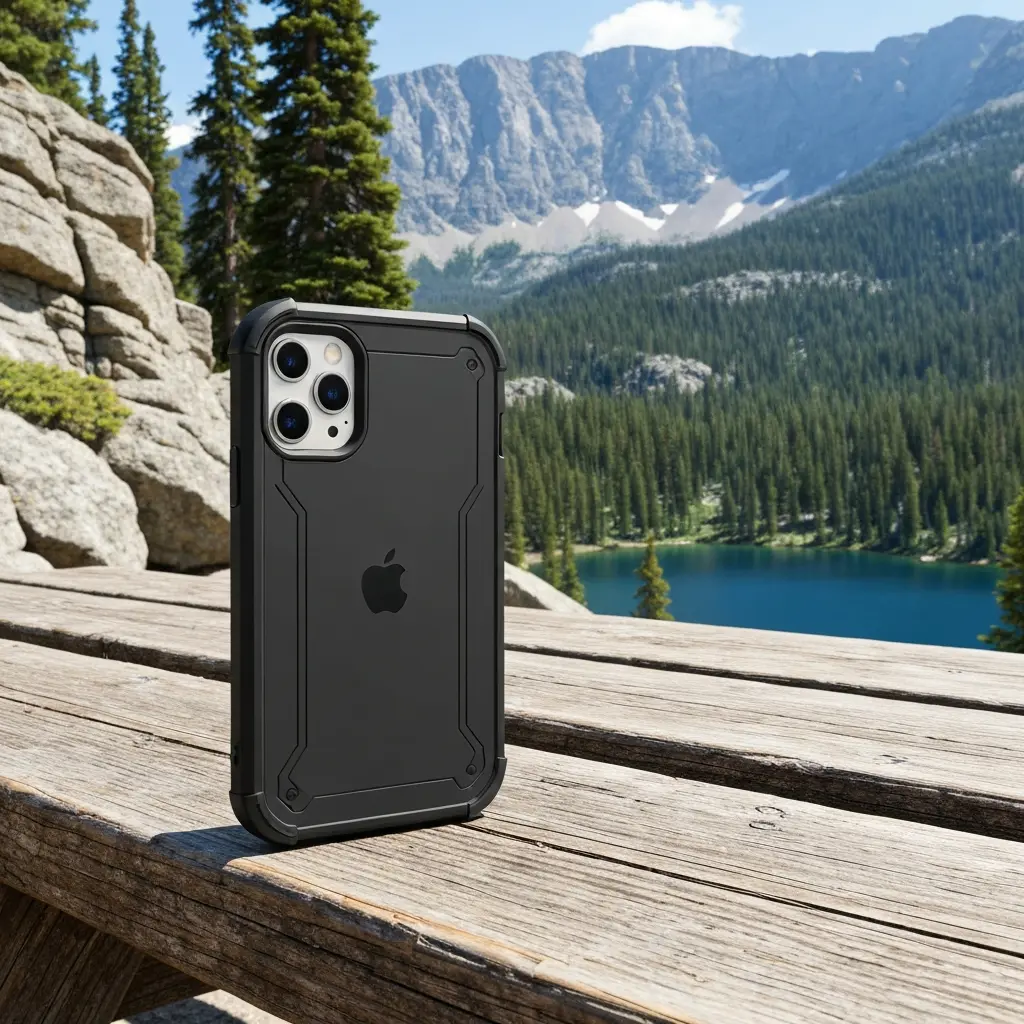 Patvarus iPhone dėklas, atsparus dėvėjimuisi