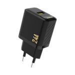 Juodas įkroviklis Dudao A23 12W USB-A