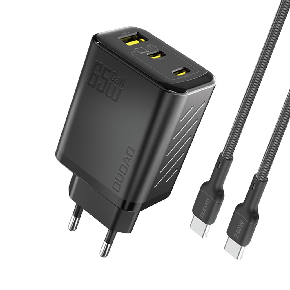 juodas-ikroviklis-dudao-a29c-gan-65w-2xusb-c-usb-a-usb-c-to-usb-c-cable-1-0m Juodas įkroviklis Dudao A29C GaN 65W 2xUSB-C / USB-A + USB-C to USB-C cable 1.0m
