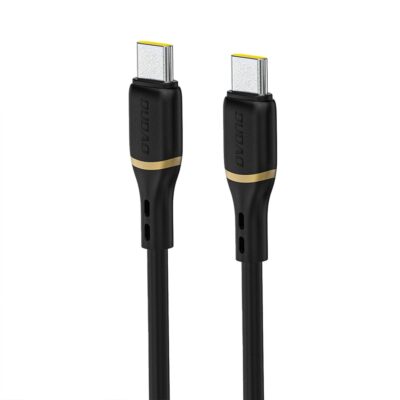 Juodas USB kabelis Dudao L25C USB-C to USB-C 60W 1.0m