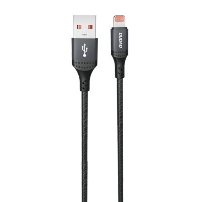 Juodas USB kabelis Dudao L3SL USB-A to Lightning 3A 1.2m