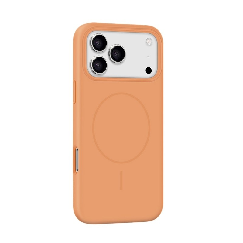 oranzinis-deklas-apple-iphone-17-pro-x-level-fluid-skin-magsafe Oranžinis dėklas Apple iPhone 17 Pro "X-Level Fluid Skin MagSafe" - Image 1