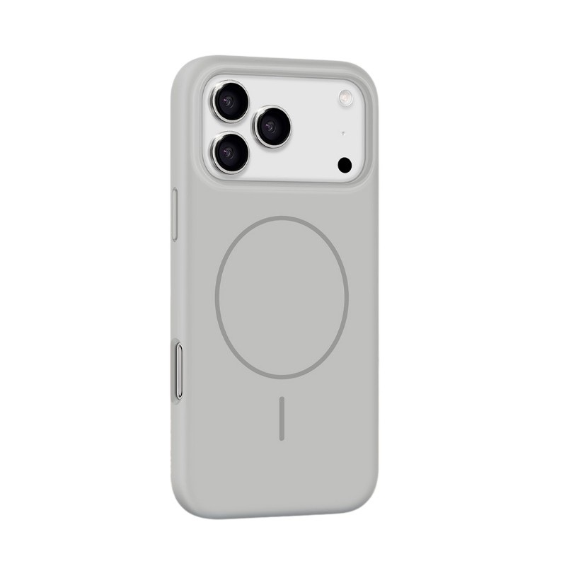pilkas-deklas-apple-iphone-17-pro-x-level-fluid-skin-magsafe Pilkas dėklas Apple iPhone 17 Pro "X-Level Fluid Skin MagSafe" - Image 1