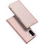 Rožinis-auksinis atverčiamas dėklas Samsung A276 A27 5G "Dux Ducis Skin Pro"
