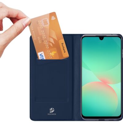 Tamsiai mėlynas atverčiamas dėklas Samsung A276 A27 5G – nuotrauka 2